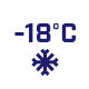 Temperatura zamrażarki -18